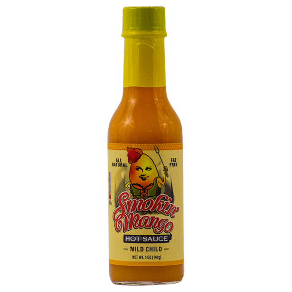 Bottle of Smokin' Mango Mild Child Sauce